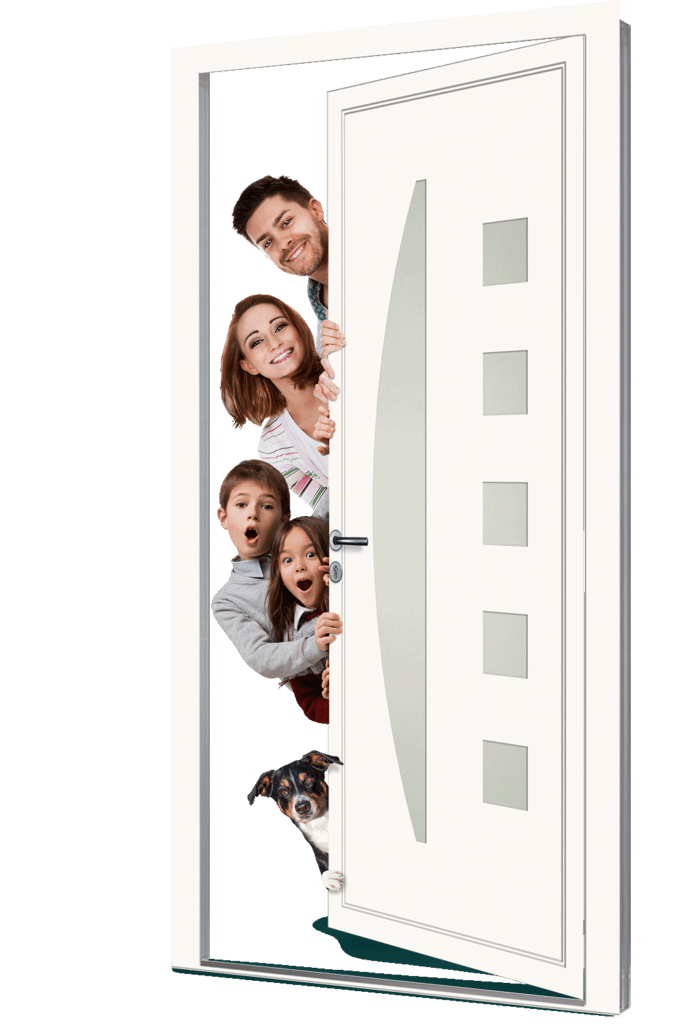 Portes d'entrée PVC